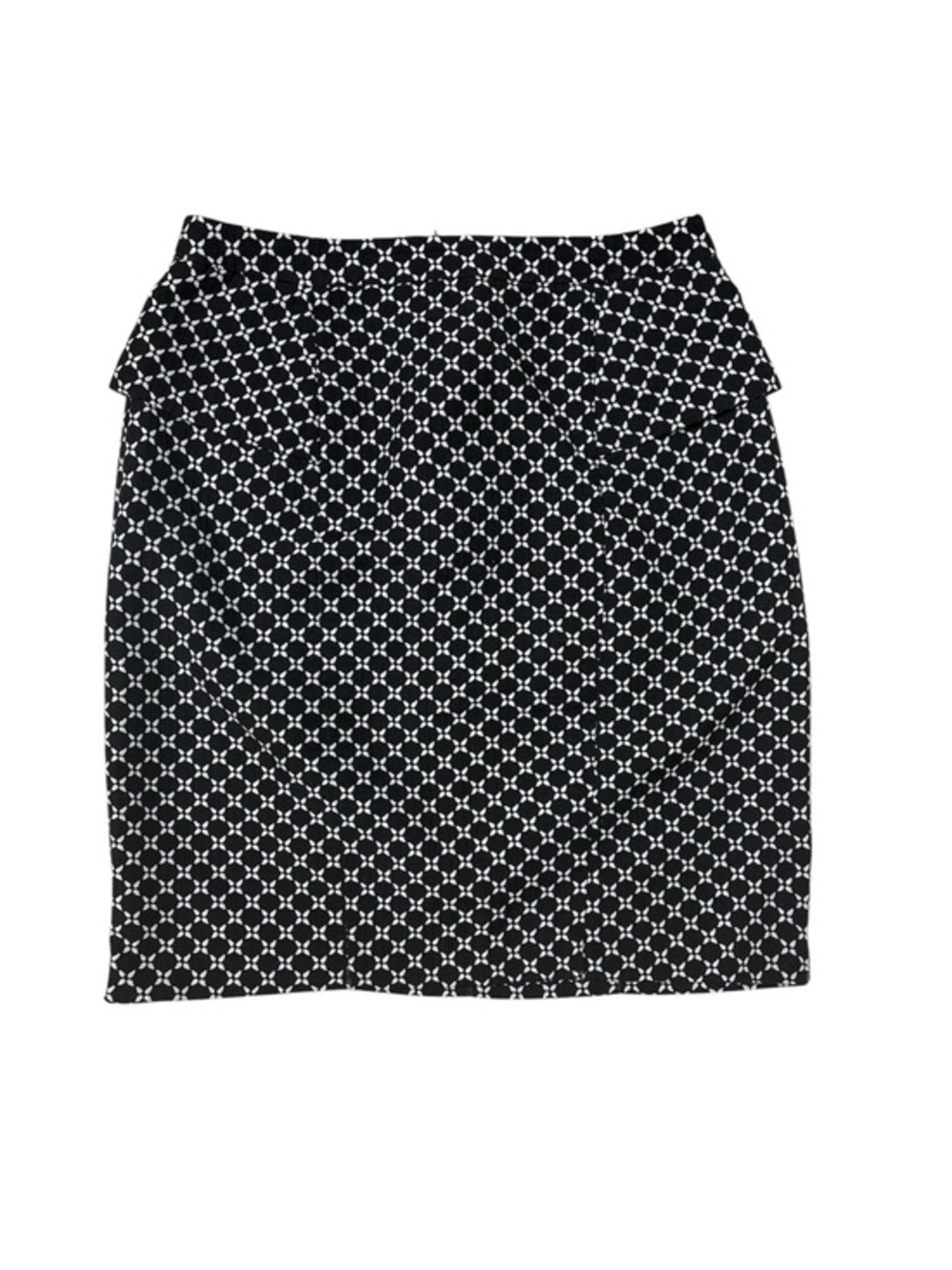⭐️ Chic by Jacob Black & White Geometric Skirt - size 2